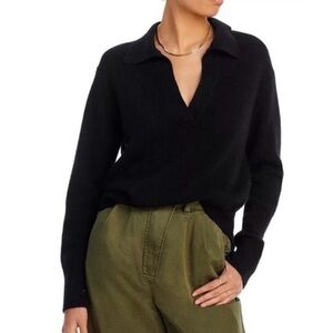 Anna Kay Cashmere Polo Sweater